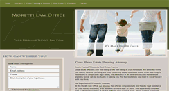 Desktop Screenshot of cpmorettilawoffice.com